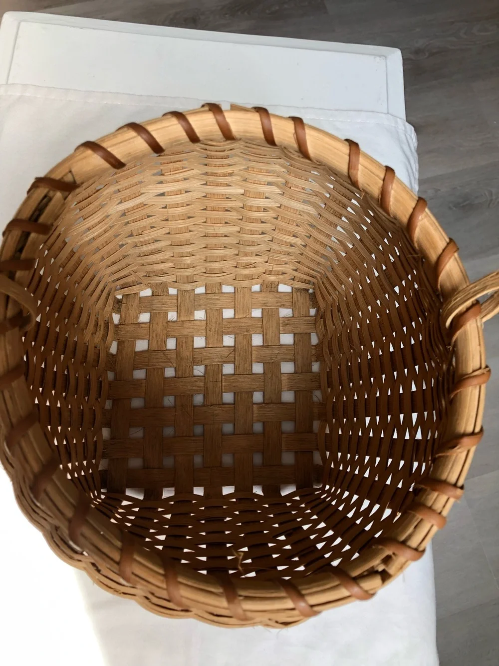 Vintage woven wicker